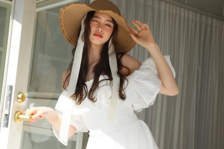 aim東京原宿店より新作ドレス公開。夏らしさと可愛さ