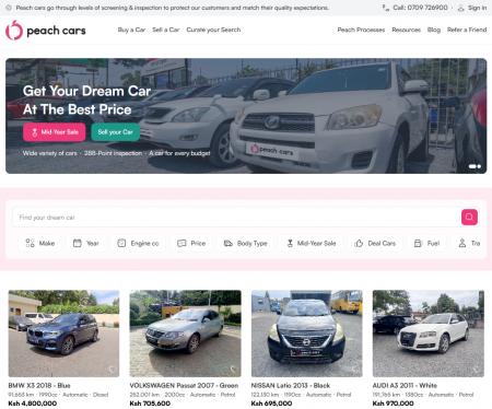 アフリカの自動車購入・販売の仕組みを再構築する中古