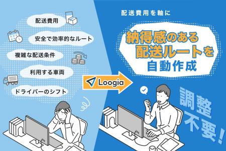 「なぜこのルート？」に“費用根拠”を｜Loogiaが物流戦