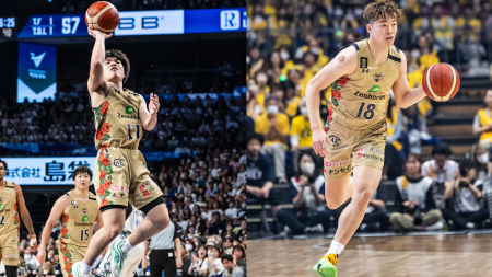 #18 脇真大選手、#17 崎濱秀斗選手「第44回ウィリアム