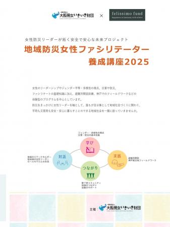 【受講生募集】「地域防災女性ファシリテーター養成講