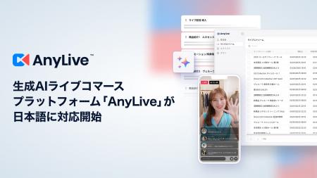 AnyMind Groupの生成AIライブコマースプラットフォー