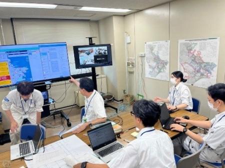 横須賀市上下水道局防災訓練を実施しました