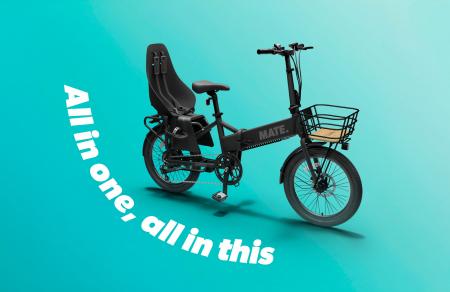 【MATE.BIKE】チャイルドシート搭載可能モデルMATE GO