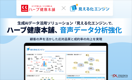 ハーブ健康本舗、生成AIデータ活用ソリューション「見