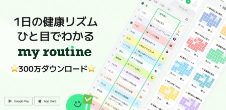 チェックするだけで自分の健康リズムが見える？習慣管