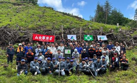 (株)タケエイ林業　第２回植樹祭開催およびTREグルー
