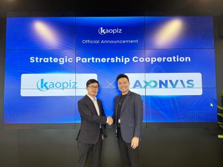カオピーズとAXONVISが戦略的パートナーシップを締結