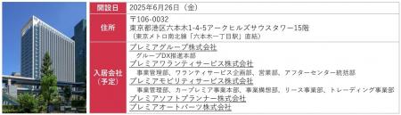 プレミアグループ、「東京本部」開設のお知らせ