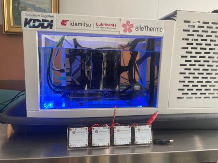 熱発電のelleThermo、液浸システムのサーバー排熱を活