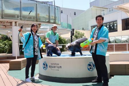 今年の夏は水族館で“びちょぬれ”に！35℃を超える猛暑