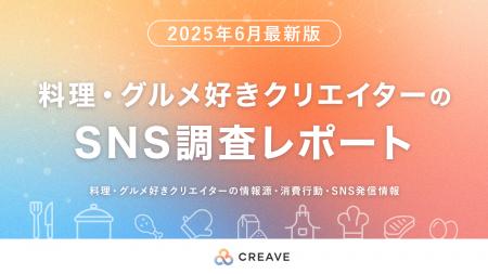 【2025年最新調査レポート】料理・グルメ好きクリエイ
