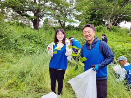 富士箱根伊豆国立公園内の「特定外来生物駆除キャンペ