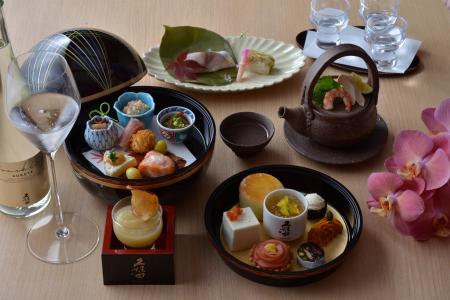 【ホテル椿山荘東京】日本酒「久保田」13種を贅沢に使