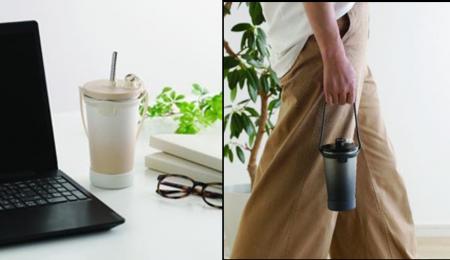 この夏は、コメリの「ストロー付き真空断熱タンブラー