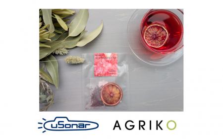 ユーソナーとAGRIKOがコラボ、ローゼル・オレンジのハ