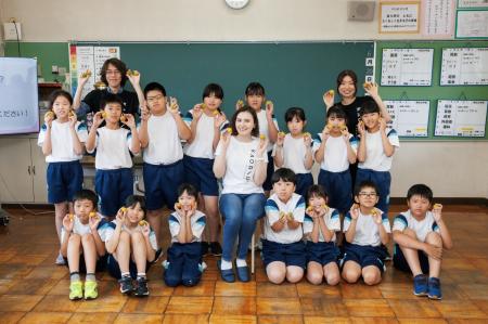 セントマティック「香りの授業」、若狭町立梅の里小学