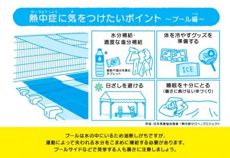 施設管理者に聞いた「プールにおける熱中症対策の実態