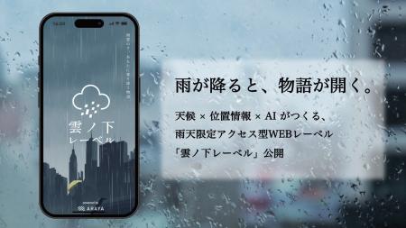 “雨の時だけ”アクセスできるスマートフォン向けWEBア