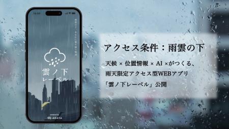 Academimic、雨天時にひらくスマートフォン向けWEBア