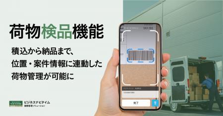 『ビジネスナビタイム 動態管理ソリューション』、「