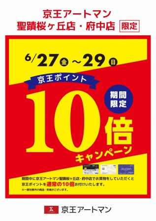 京王アートマン 聖蹟桜ヶ丘店・府中店限定　京王ポイ