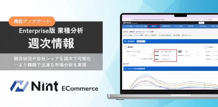 Nint、競合状況や自社シェアを週次で可視化する新機能