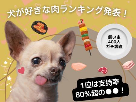 【飼い主400人に調査】犬が好きな肉1位はダントツで●●