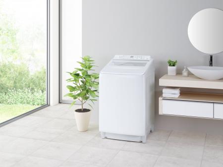 循環シャワー流量の大幅アップで洗浄力向上。「ロー&