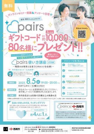 【愛知県西尾市】約10,000円相当のギフトコードがもら