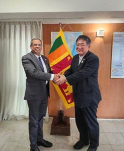 駐日スリランカ大使館を表敬訪問しました