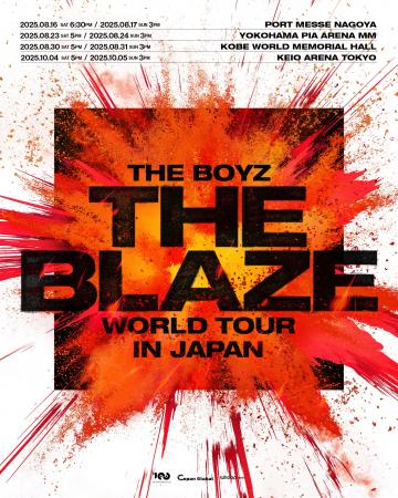 THE BOYZ WOLRD TOUR開催決定！名古屋・横浜・神戸・