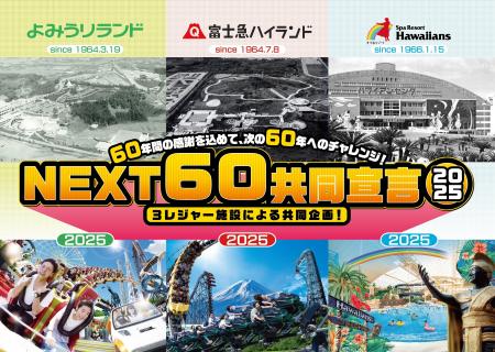 「よみうりランド」×「富士急ハイランド」×「スパリゾ