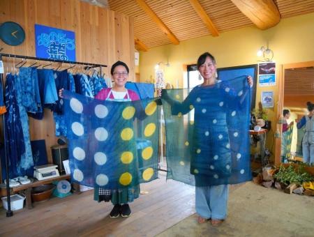 【淡路島観光協会】おのころ藍×玉ねぎの皮で染める