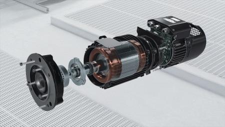 ABB、モータとドライブを統合した、合理化されたプラ