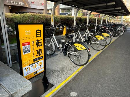 HELLO CYCLING松山エリア、利用者数が193.6％増！