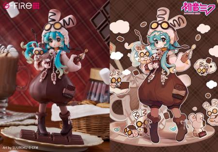冬のドリンクをテーマにしたイラストをそのまま再現『