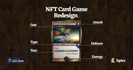 Epics DAO、Solana NFT カードゲームのデザインリニュ