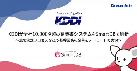KDDIが全社10,000名超の稟議書システムをSmartDButf-8