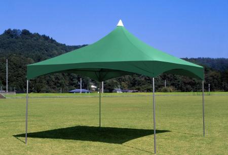 とんがり屋根のカラーテント「アーバルテント（URBALE
