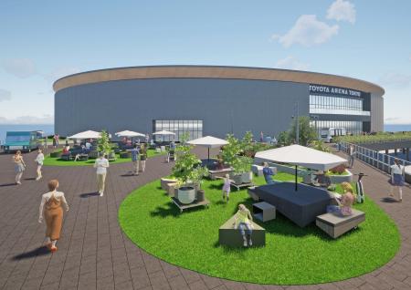 屋外スペースに「レンタルのニッケン JOINT PARK」が