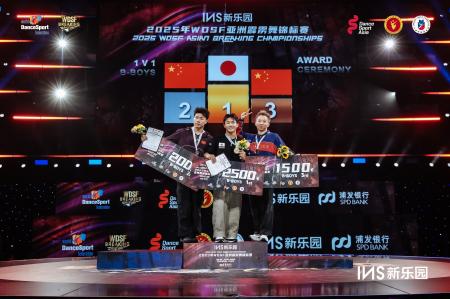 WDSFブレイキンアジア選手権2025 結果のご報告（Shige