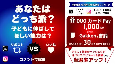【学研教室開設45周年記念】これからの未来を生きる子