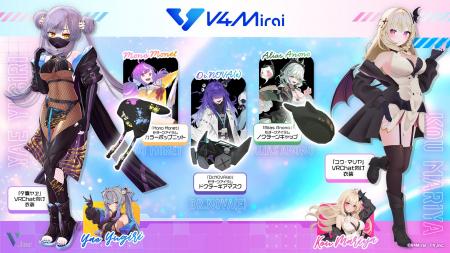 英語圏VTuberプロジェクト「V4Mirai」VRChat対応公式