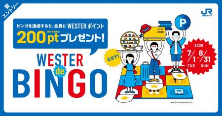 JR西日本「WESTER de BINGO」にMygru採用、夏の回遊施