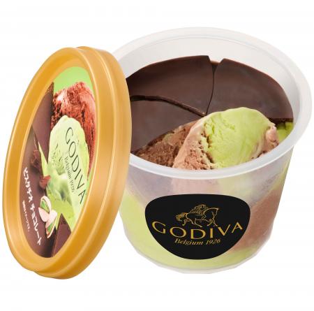 ゴディバ カップアイス「ピスタチオ チョコレート」登