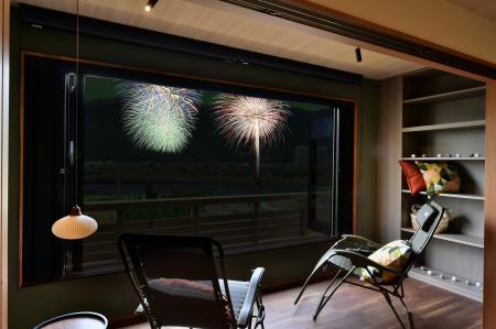 ～千曲川の夜空に咲く大輪を最前列で～　源泉かけ流し