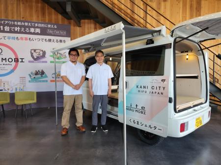 災害時は軽自動車が”くるまシェルター”として被災地で