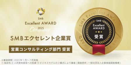 株式会社LinkryがSMBエクセレント企業賞2025 営業コン