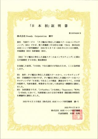 『円安×AI』式 タイ輸出通販プロジェクトが “日本初※